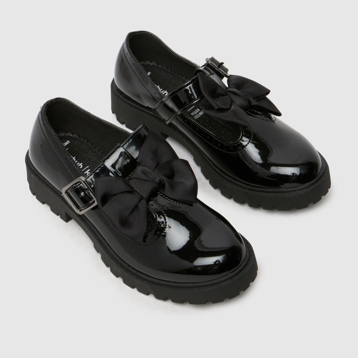 schuh Lollipop T-Bar Girls Junior in Black schuh Lollipop T-Bar 4