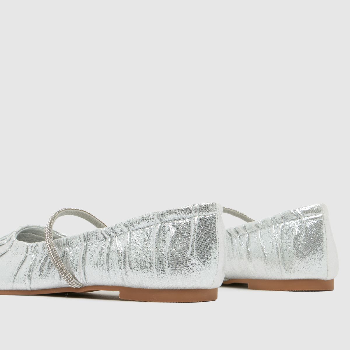 schuh Livi Ballerina Girls Junior in Silver schuh Livi Ballerina 7