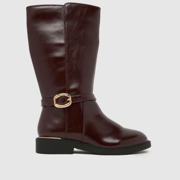 schuh Burgundy Colt Riding Girls Junior