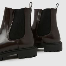 schuh Click Chunky Chelsea Girls Junior in Brown schuh Click Chunky Chelsea,4 of 4