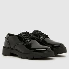 schuh Lovely Lace Up Girls Junior in Black schuh Lovely Lace Up,2 of 4