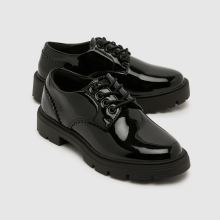 schuh Lovely Lace Up Girls Junior in Black schuh Lovely Lace Up,3 of 4