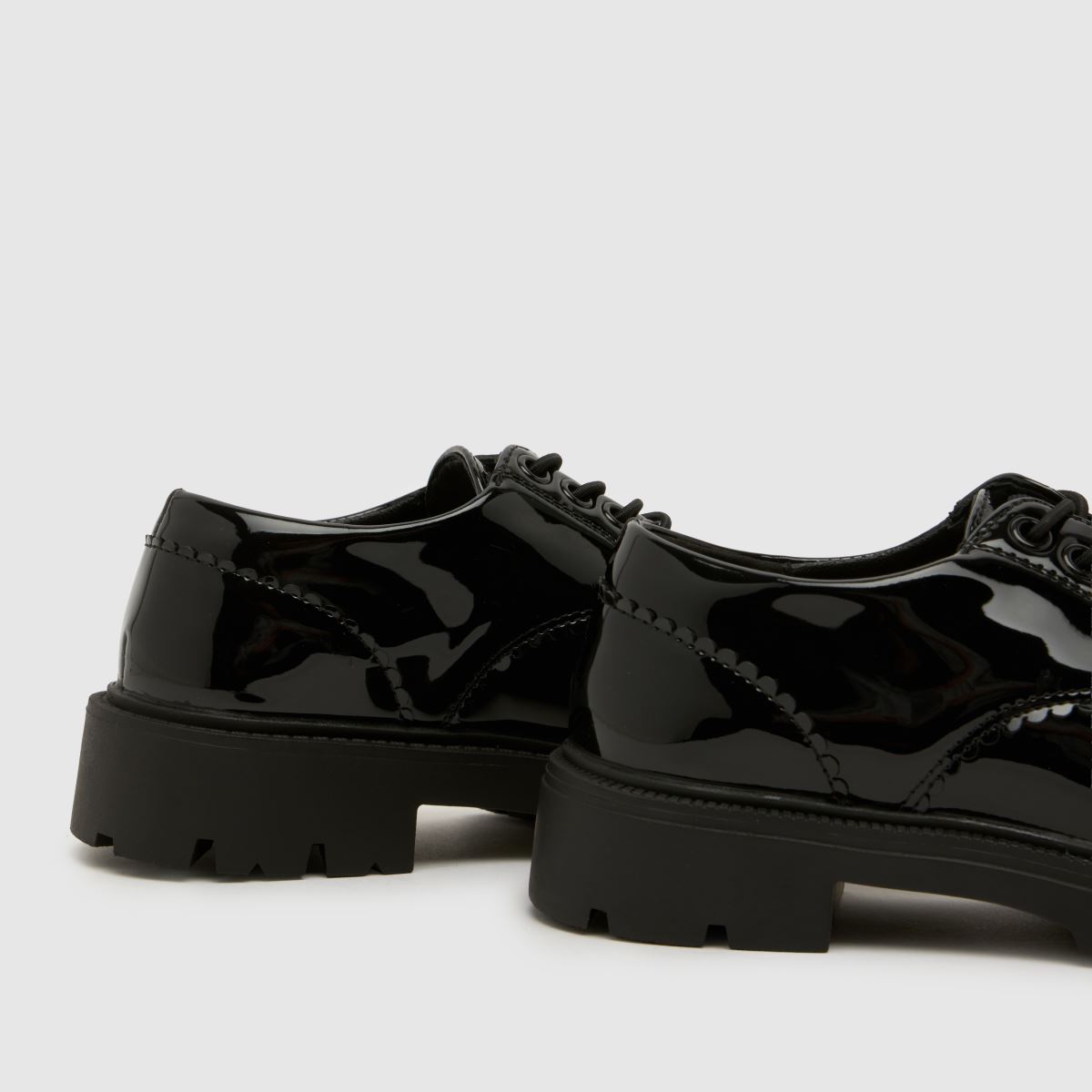 schuh Lovely Lace Up Girls Junior in Black schuh Lovely Lace Up 7