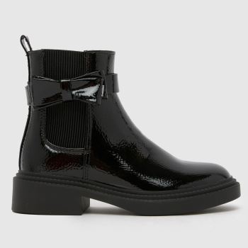 schuh Black Cait Bow Chlesea Girls Junior