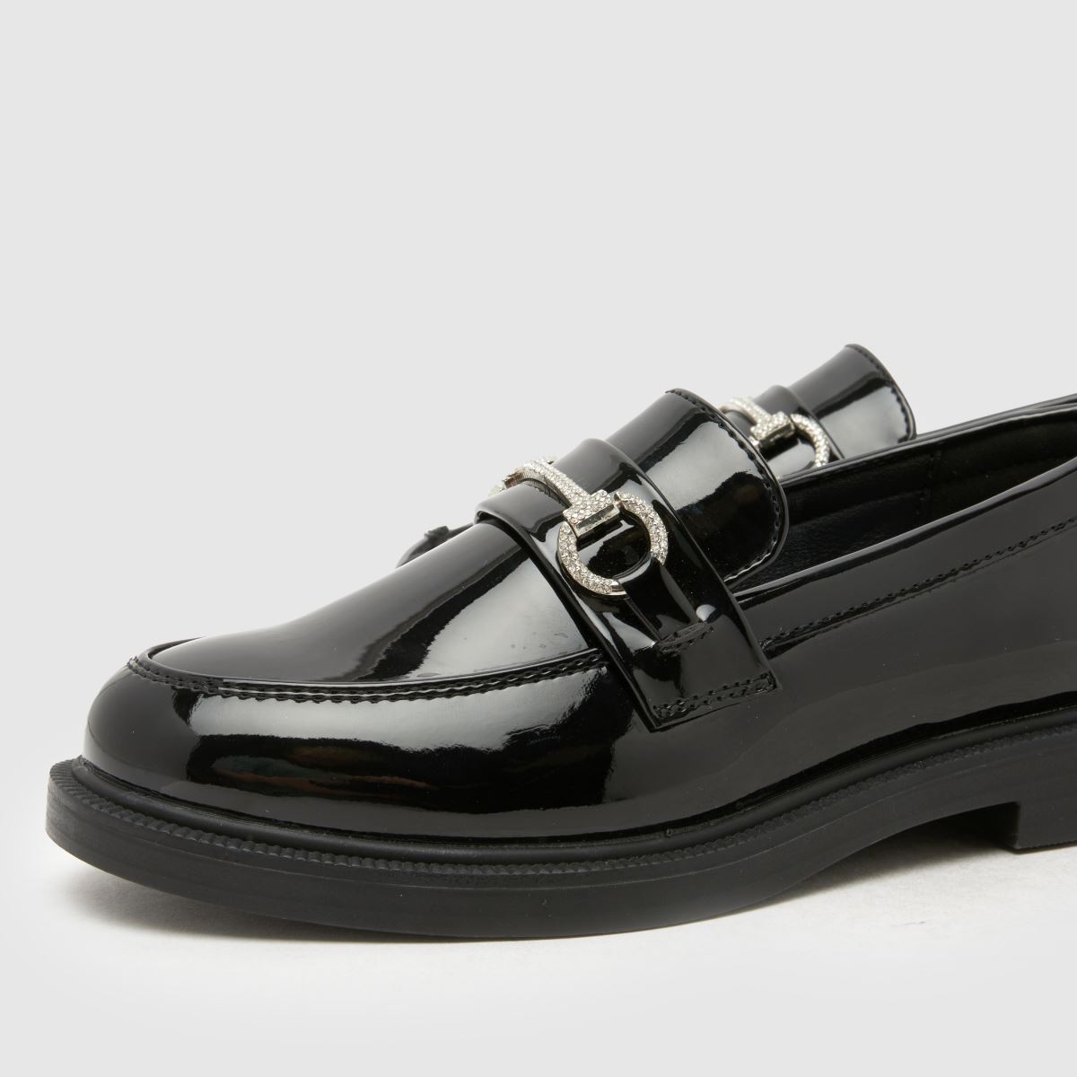 schuh Laura Embellished Loafer Girls Junior in Black schuh Laura Embellished Loafer 4