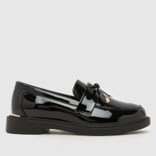 schuh Liking Tassel Bow Loafer Girls Junior in Black schuh Liking Tassel Bow Loafer,1 of 4