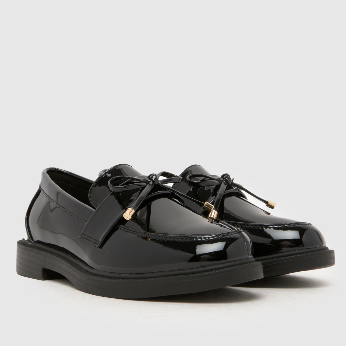 schuh Liking Tassel Bow Loafer Girls Junior in Black schuh Liking Tassel Bow Loafer 1