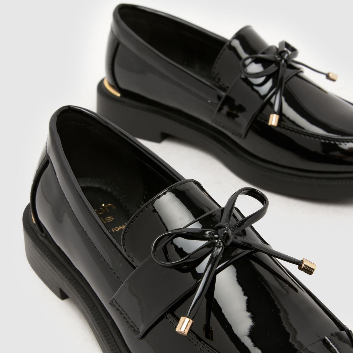 schuh Liking Tassel Bow Loafer Girls Junior in Black schuh Liking Tassel Bow Loafer 4