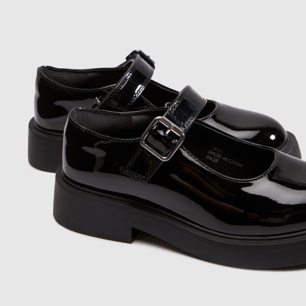 schuh Lousia Mary Jane Girls Junior in Black schuh Lousia Mary Jane 7