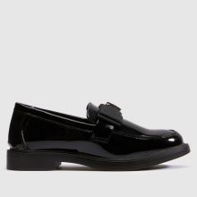 schuh Lake Bow Loafer Girls Junior in Black schuh Lake Bow Loafer,1 of 4