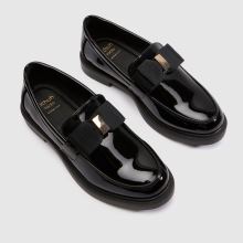 schuh Lake Bow Loafer Girls Junior in Black schuh Lake Bow Loafer,3 of 4