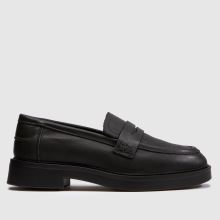 schuh Lipbalm Leather Loafer Girls Junior in Black schuh Lipbalm Leather Loafer,1 of 4