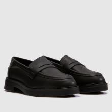 schuh Lipbalm Leather Loafer Girls Junior in Black schuh Lipbalm Leather Loafer,2 of 4