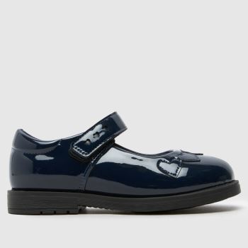 schuh Navy Lemonade Heart Mary Jane Girls Junior
