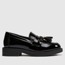 schuh Lucy Tassel Loafer Girls Junior in Black schuh Lucy Tassel Loafer,1 of 4