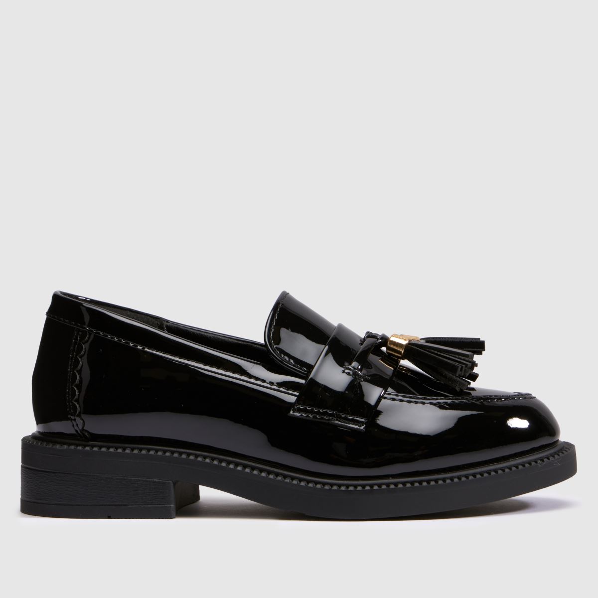 schuh Lucy Tassel Loafer Girls Junior in Black schuh Lucy Tassel Loafer