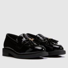 schuh Lucy Tassel Loafer Girls Junior in Black schuh Lucy Tassel Loafer,2 of 4