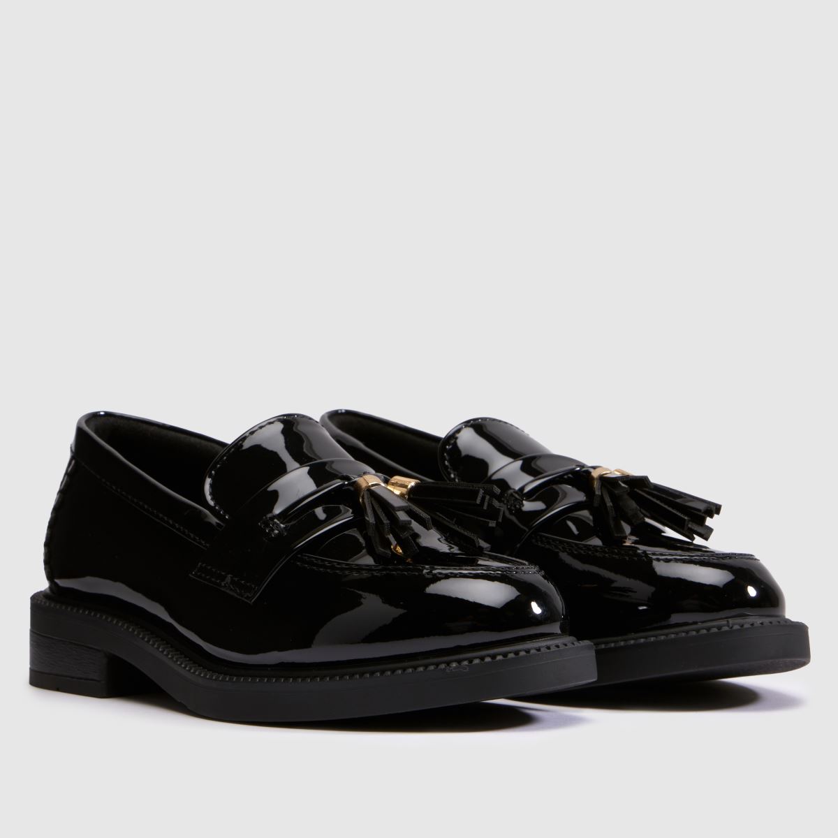 schuh Lucy Tassel Loafer Girls Junior in Black schuh Lucy Tassel Loafer 1