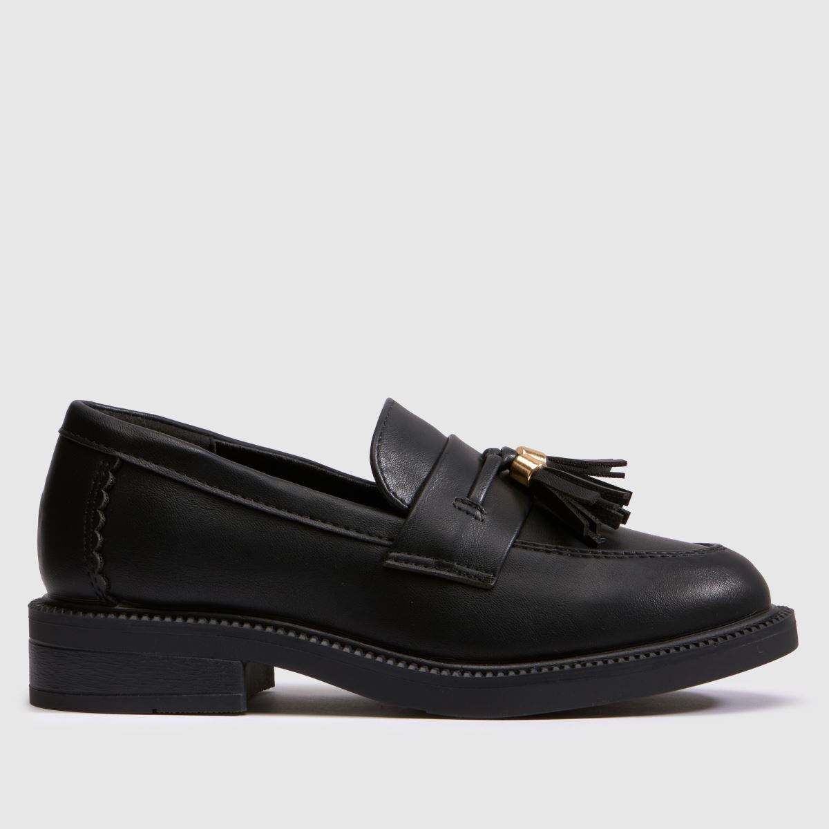 schuh Lucy Tassel Loafer Girls Junior in Black schuh Lucy Tassel Loafer