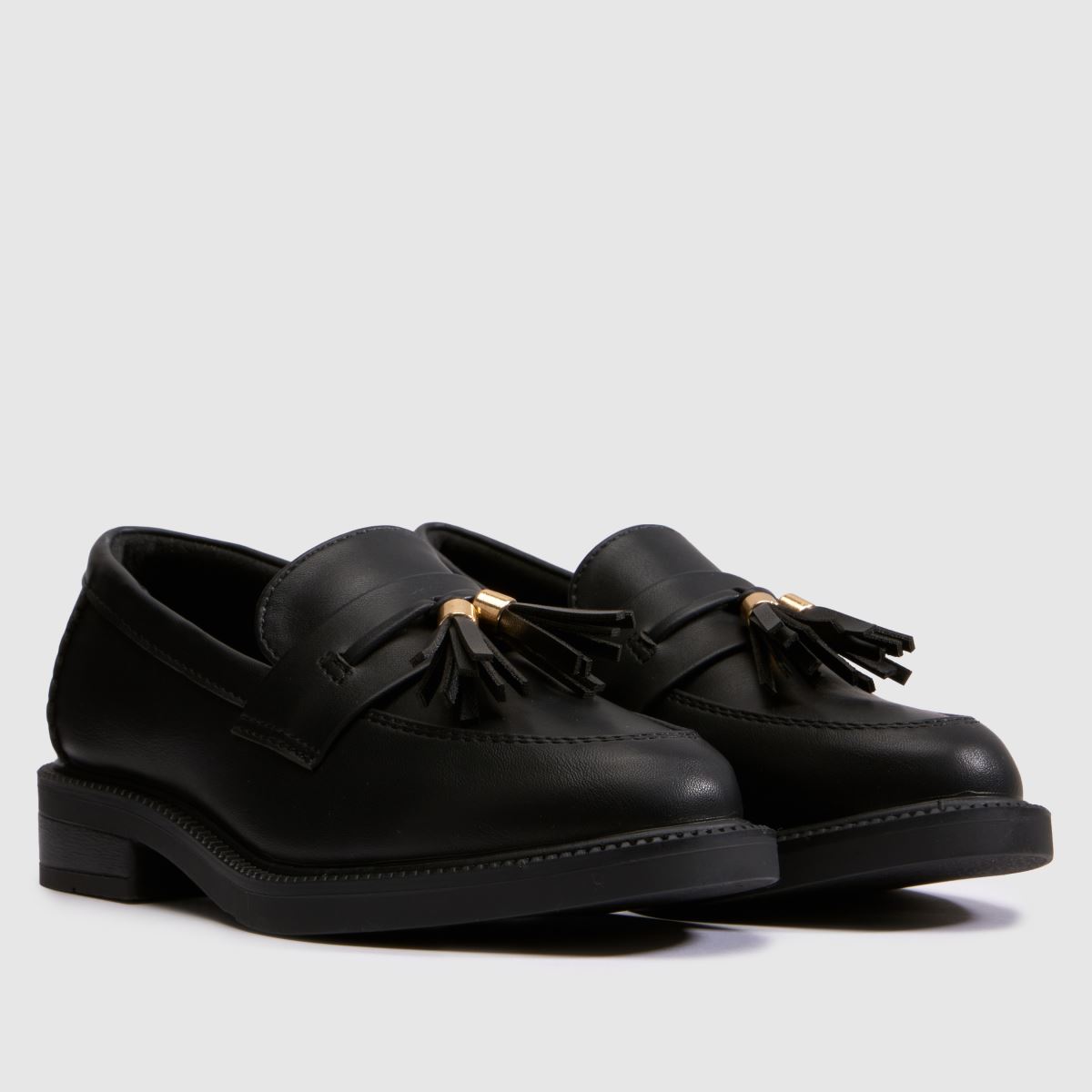 schuh Lucy Tassel Loafer Girls Junior in Black schuh Lucy Tassel Loafer 1