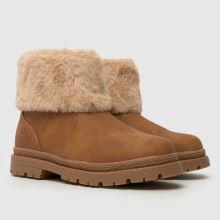 schuh Cranberry Fur Cuff Girls Junior in Tan schuh Cranberry Fur Cuff,2 of 4