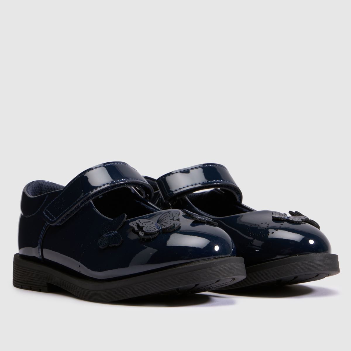 schuh Lacey Mary Jane Girls Junior in Navy schuh Lacey Mary Jane 1