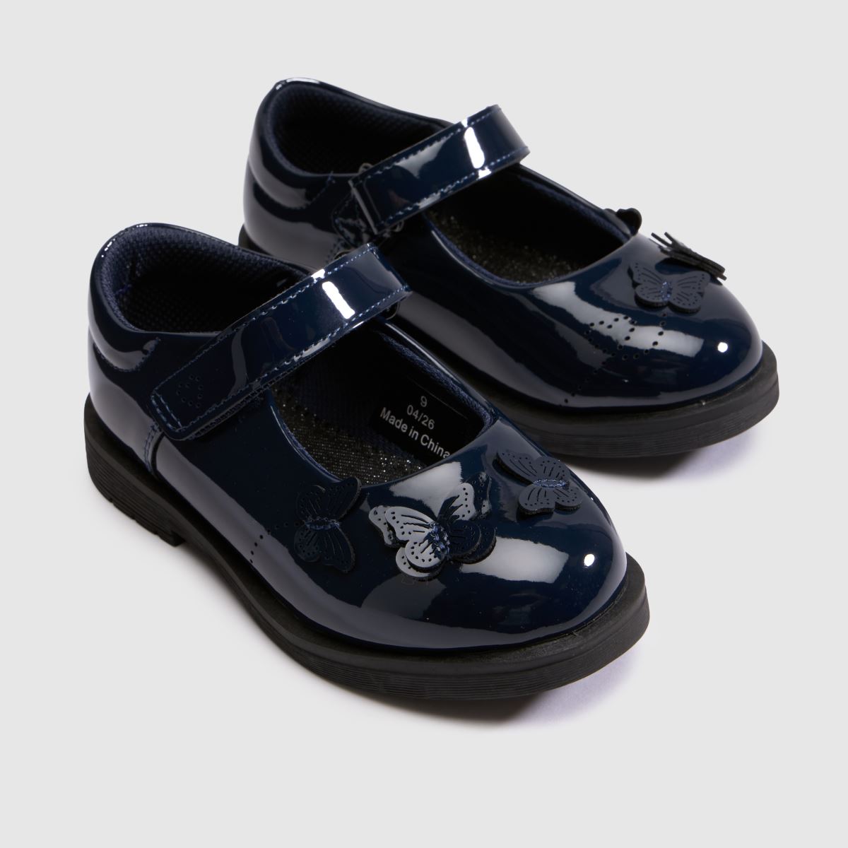 schuh Lacey Mary Jane Girls Junior in Navy schuh Lacey Mary Jane 4