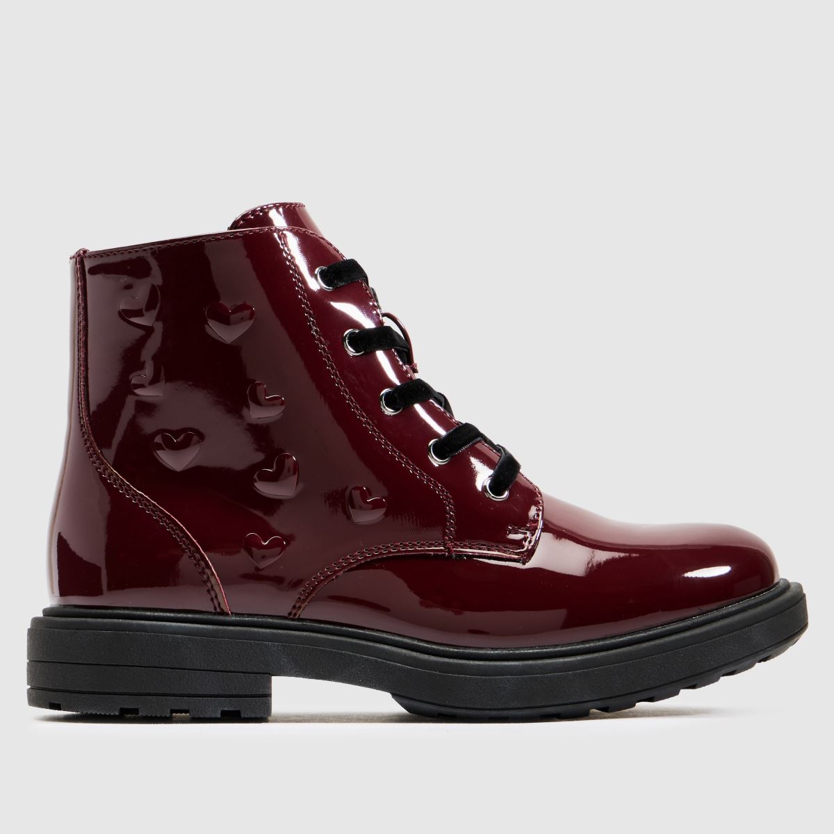 schuh Cuddle Heart Girls Junior in Burgundy schuh Cuddle Heart