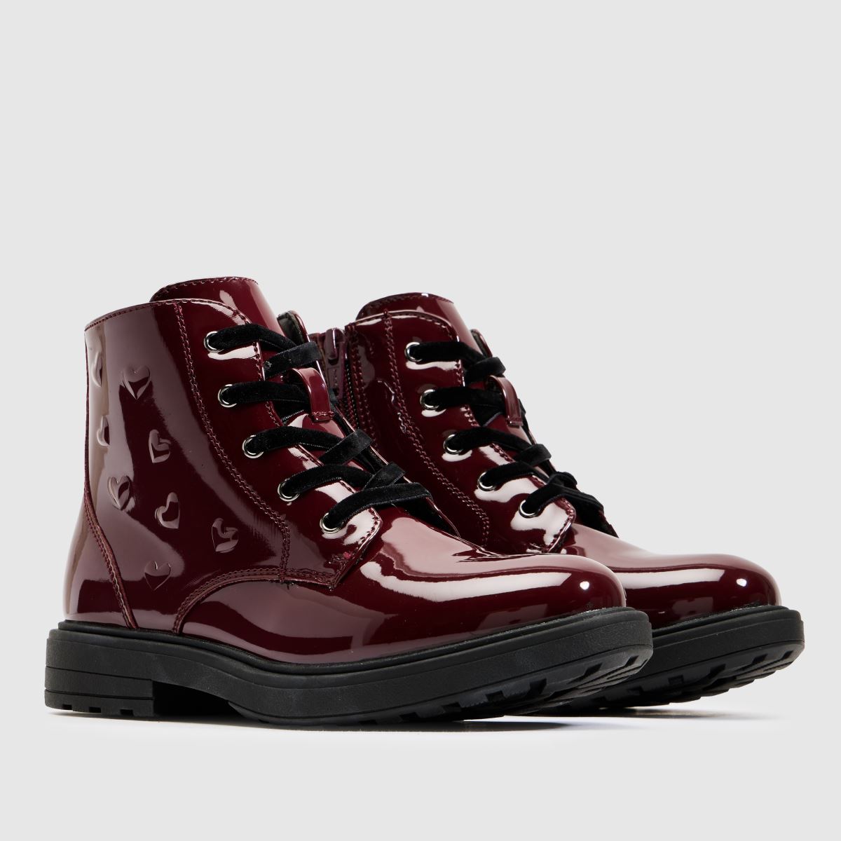 schuh Cuddle Heart Girls Junior in Burgundy schuh Cuddle Heart 1