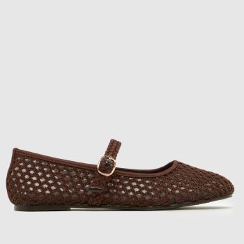 schuh Braun Loveable Woven Ballerina Mädchen Junior