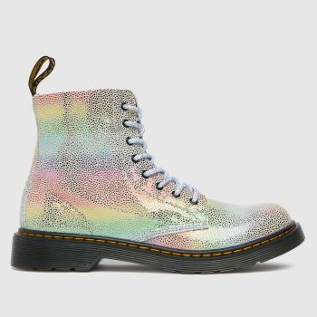 Dr Martens silver 1460 pascal Girls Youth Boots Dr Martens silver 1460 pascal Girls Youth Boots