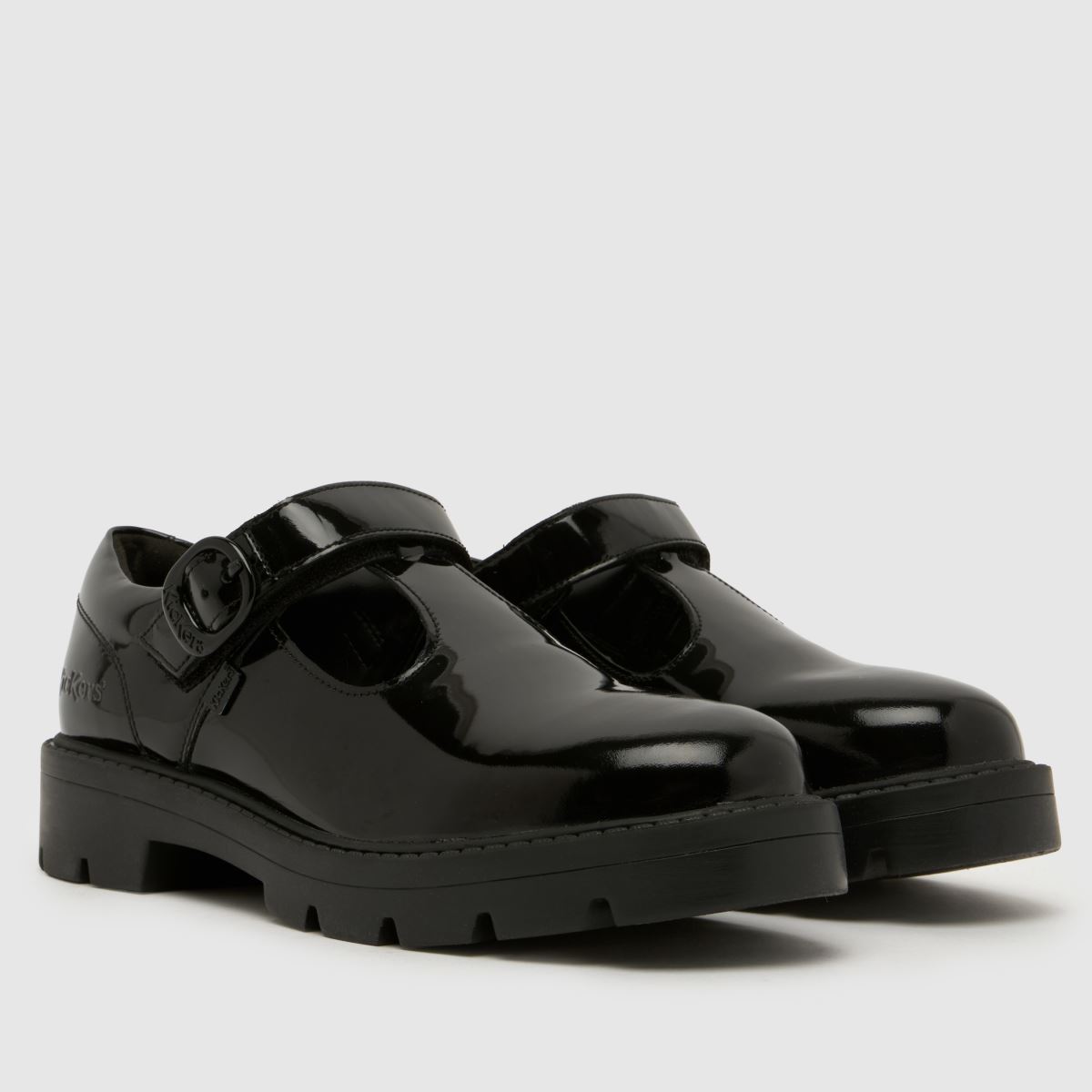 Kinder Kickers Schwarz Kick Kori T-bar Boots Kickers Kick Kori T-Bar 1