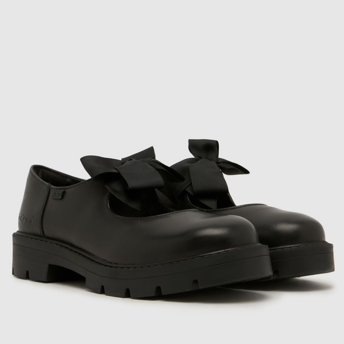 Kinder Kickers Schwarz Kick Kori Mary Jane Bow Boots Kickers Kick Kori Mary Jane Bow 1