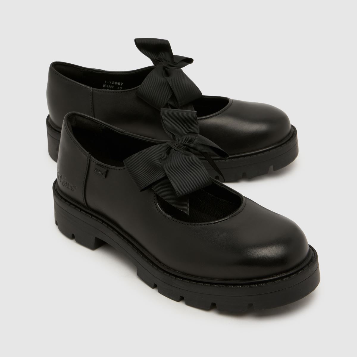 Kinder Kickers Schwarz Kick Kori Mary Jane Bow Boots Kickers Kick Kori Mary Jane Bow 4