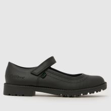 Kickers Kick Lachly Mary Jane Girls Youth in Black Kickers Kick Lachly Mary Jane,1 of 4