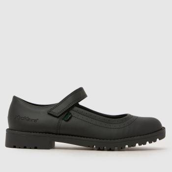 Kickers Black Kick Lachly Mary Jane Girls Youth