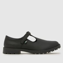 Kickers Kick Lachly T Bar Girls Youth in Black Kickers Kick Lachly T Bar,1 of 4