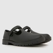 Kickers Kick Lachly T Bar Girls Youth in Black Kickers Kick Lachly T Bar,2 of 4