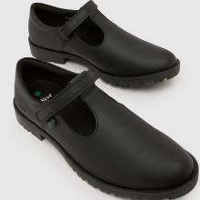 Kickers Kick Lachly T Bar Girls Youth in Black Kickers Kick Lachly T Bar,3 of 4