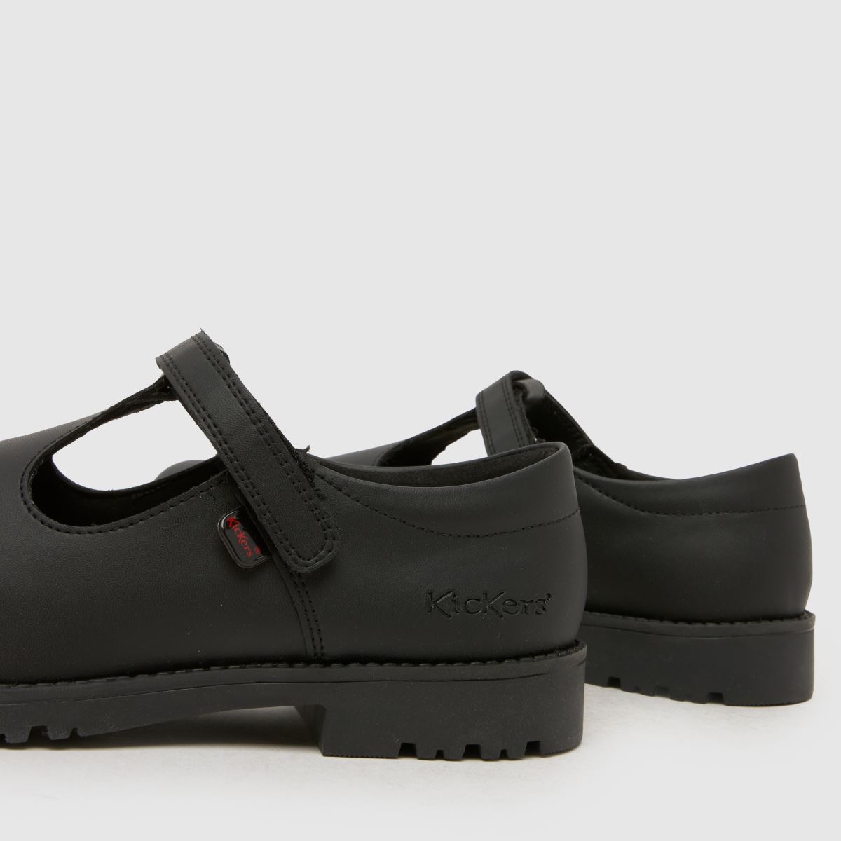 Kickers Kick Lachly T Bar Girls Youth in Black Kickers Kick Lachly T Bar 7