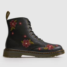 Dr Martens 1460 Girls Youth in Black & Red Dr Martens 1460,1 of 4
