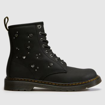 Dr Martens Black Multi 1460 Girls Youth