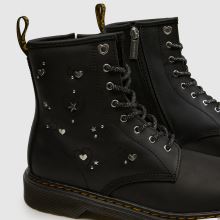 Dr Martens 1460 Girls Youth in Black Multi Dr Martens 1460,3 of 4