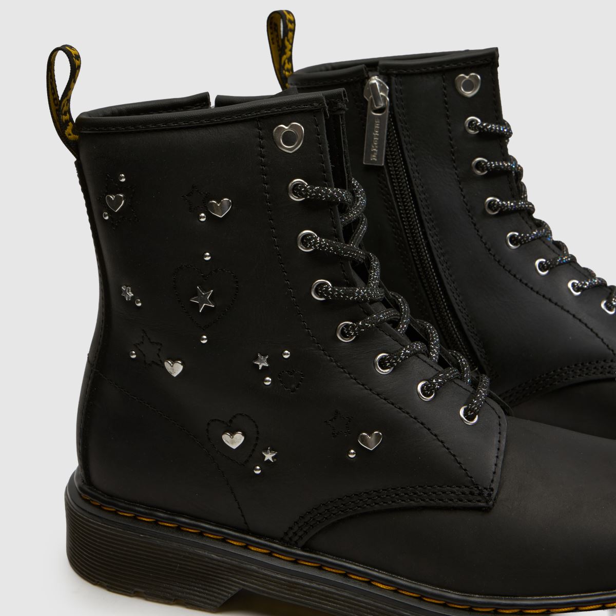 Dr Martens 1460 Girls Youth in Black Multi Dr Martens 1460 4