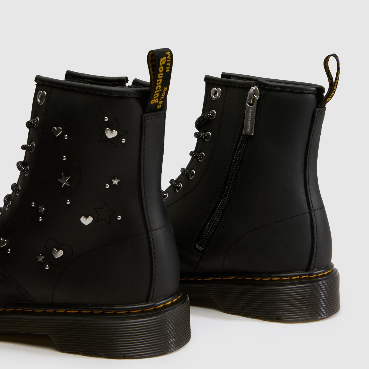 Dr Martens 1460 Girls Youth in Black Multi Dr Martens 1460 7