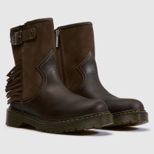 Dr Martens Genaya Rodeo Girls Youth in Brown Dr Martens Genaya Rodeo,2 of 4