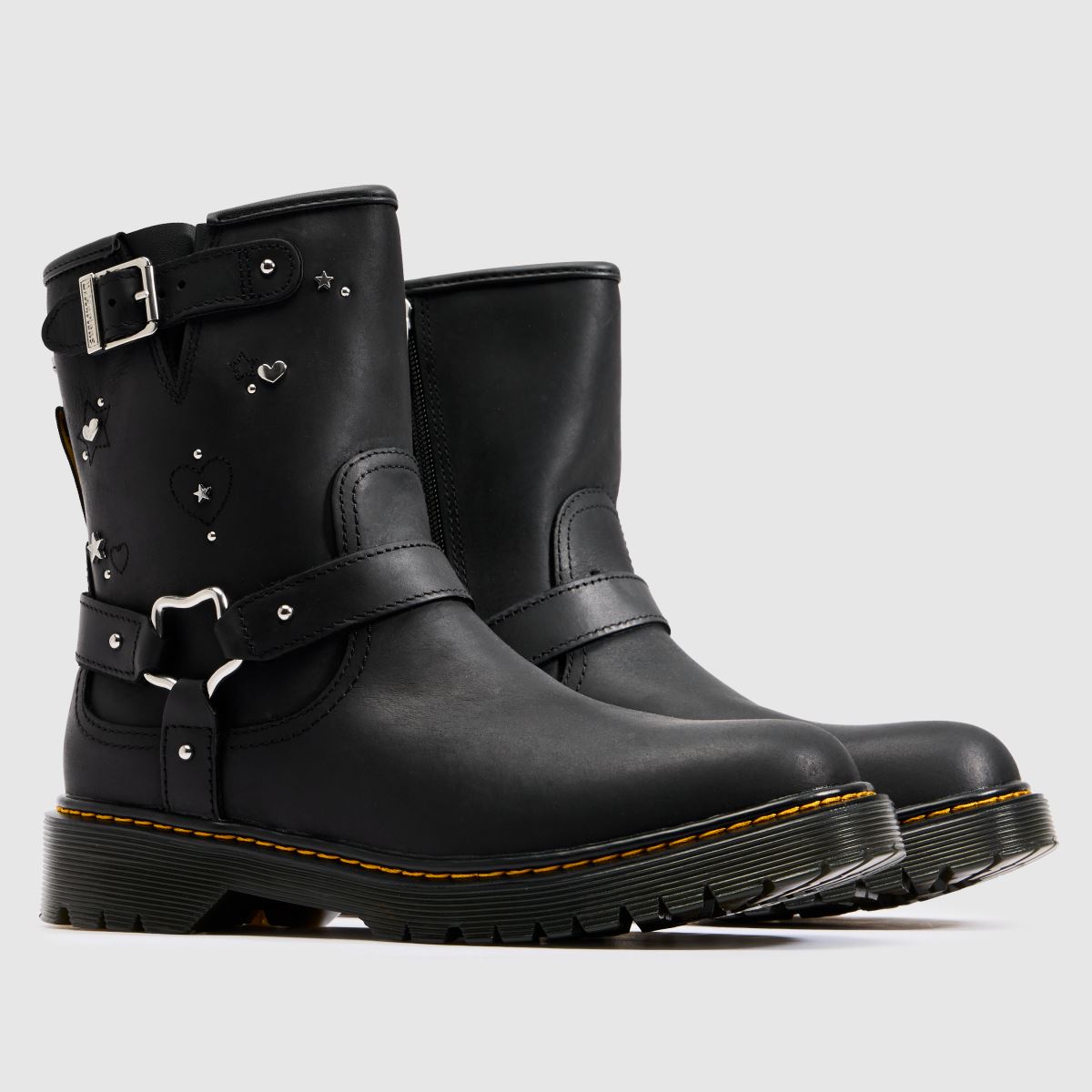 Dr Martens Genaya Girls Youth in Black Multi Dr Martens Genaya 1