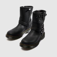 Dr Martens Genaya Girls Youth in Black Multi Dr Martens Genaya,3 of 4