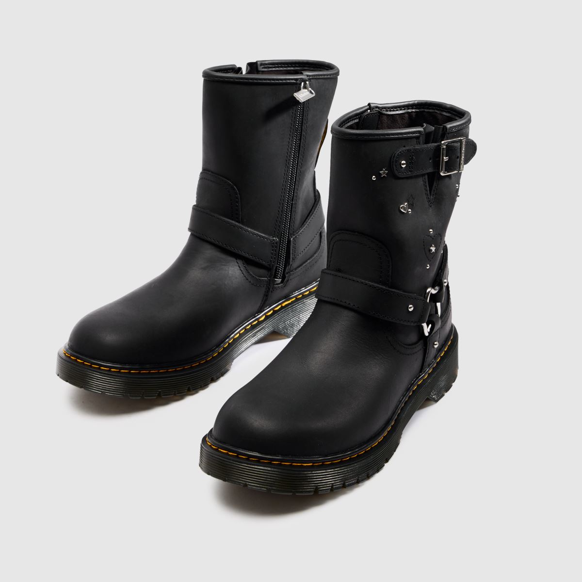 Dr Martens Genaya Girls Youth in Black Multi Dr Martens Genaya 4
