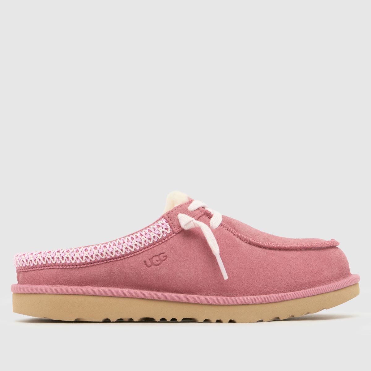 UGG Horizon Pink Tasman Mule Girls Youth Slippers